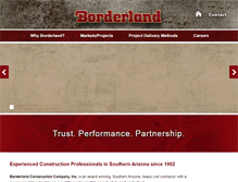 Tablet Screenshot of borderland-inc.com